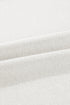 Contrast Trim Textured Knit Half Sleeve Drop Shoulder Drawstring Waist Wide Leg Two Piece Pant Set